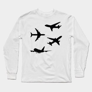 Pack of airplanes design Long Sleeve T-Shirt